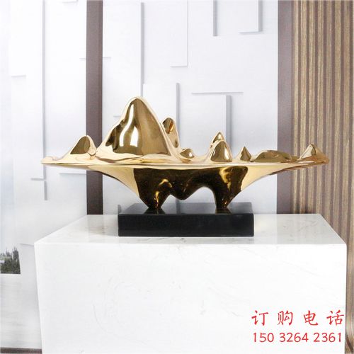 抽象金山铜雕厂家 办公室工艺品铜雕 抽象金山铜雕厂家 办公室工艺品铜雕