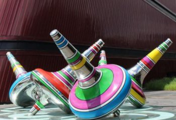 城市陀螺铜雕厂家 黄铜工艺品铜雕