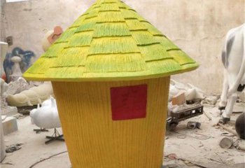 青铜粮仓铜雕厂家 公园工艺品铜雕