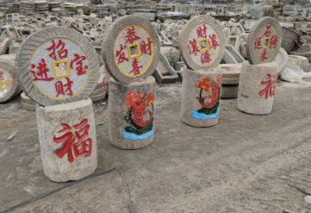 公园磨盘铜雕厂家 街头工艺品铜雕