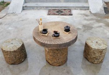 城市磨盘铜雕厂家 黄铜工艺品铜雕