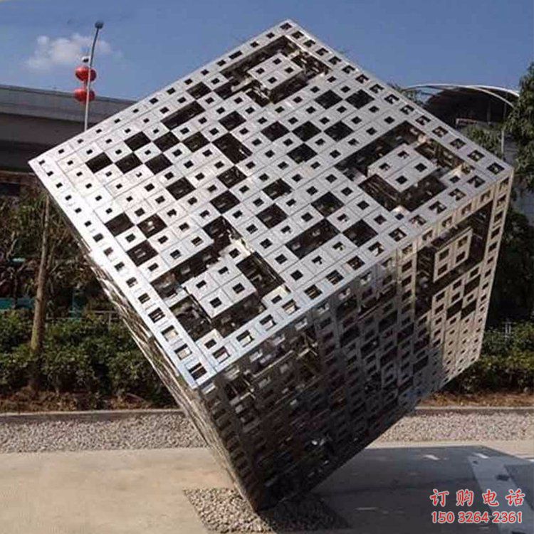 别墅魔方铜雕厂家 公园工艺品铜雕