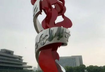 公园火苗铜雕厂家 街头工艺品铜雕