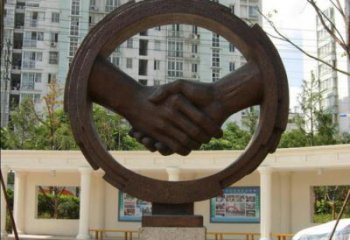 黄铜手势铜雕厂家 仿古工艺品铜雕