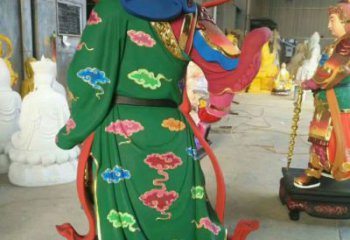 紫铜关羽佛像厂家 佛像铜雕