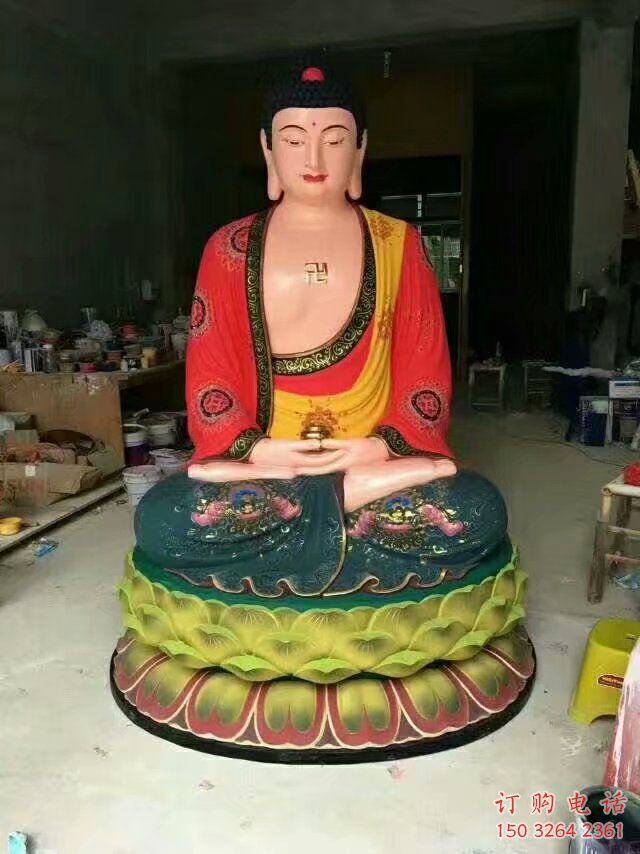 抽象如来佛佛像厂家 紫铜佛像铜雕