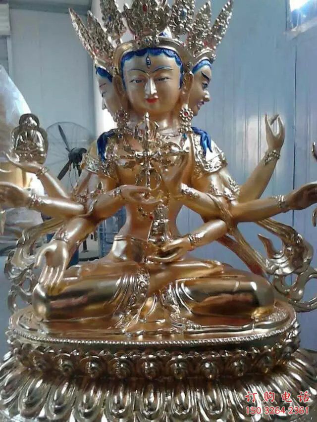 彩绘密宗佛像厂家 紫铜佛像铜雕 彩绘密宗佛像厂家 紫铜佛像铜雕