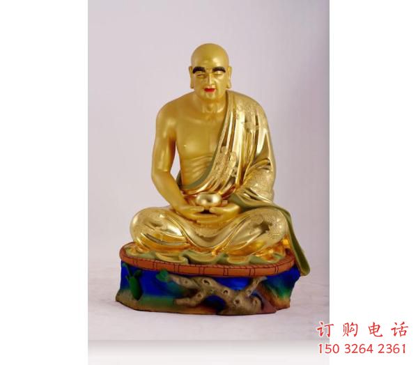 黄铜伏虎罗汉佛像厂家 寺庙罗汉佛像铜雕