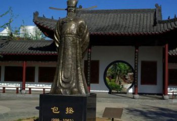 家居包拯神像厂家 包青天神像铜雕