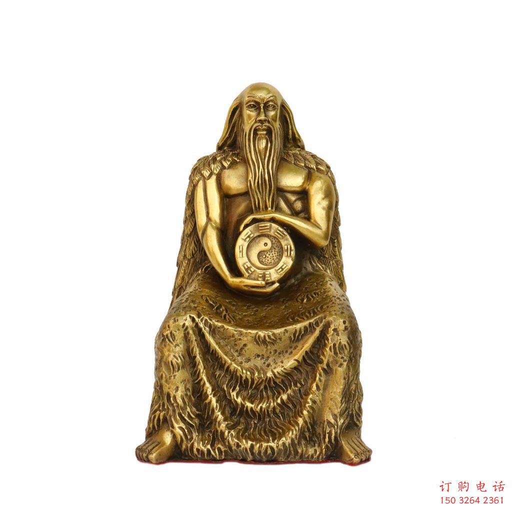紫铜伏羲神像厂家 神像铜雕