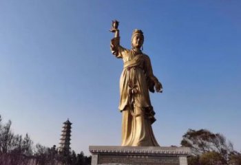 铸铜妈祖神像厂家 黄铜神像铜雕
