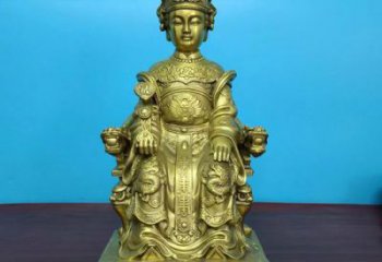 仿古妈祖神像厂家 铸铜神像铜雕