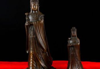 广场妈祖神像厂家 广场神像铜雕