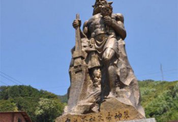 仿古神农神像厂家 铸铜神像铜雕