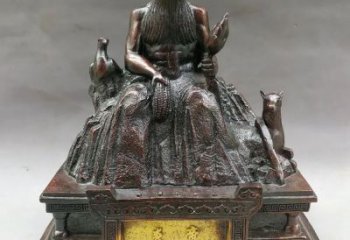 紫铜神农神像厂家 神像铜雕
