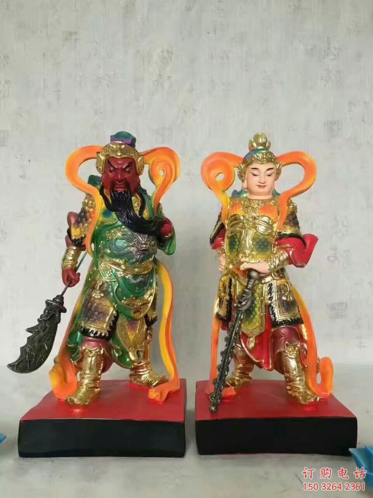 铸铜韦陀神像厂家 黄铜神像铜雕