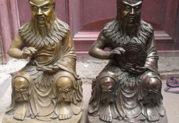 紫铜伏羲神像 神像铜雕厂家