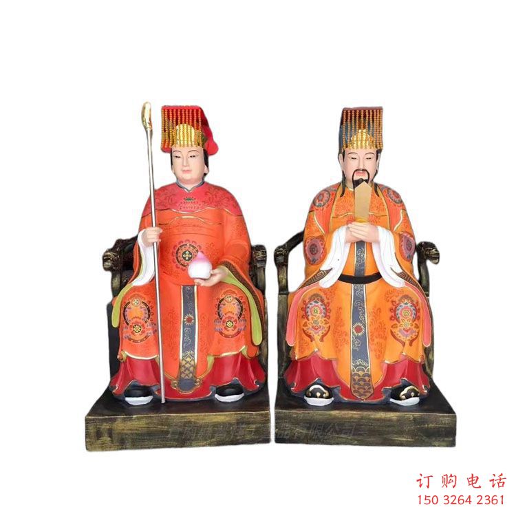 彩绘王母娘娘神像厂家 紫铜王母像神像铜雕