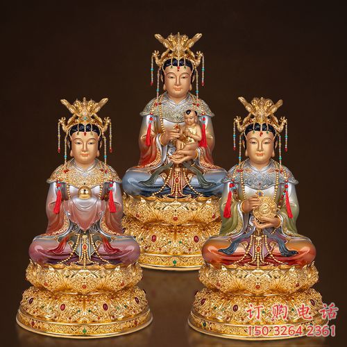 三霄神像厂家 神像铜雕