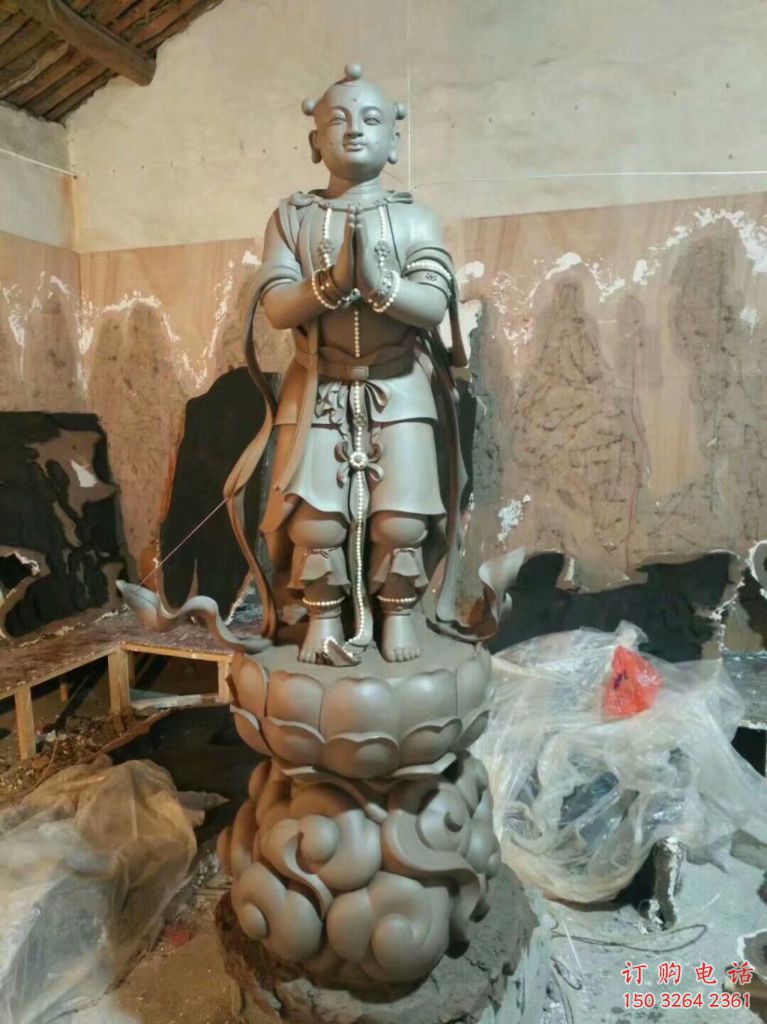 童男童女神像厂 神像铜雕厂家制作
