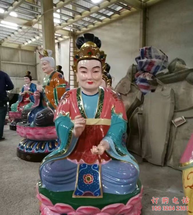 仿古老母神像厂家 铸铜神像铜雕