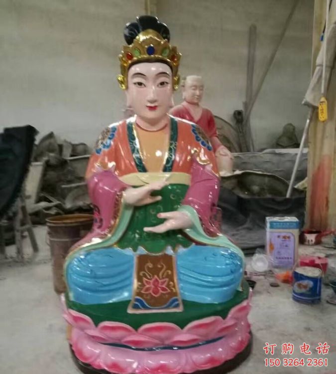 青铜老母神像厂家 仿古神像铜雕
