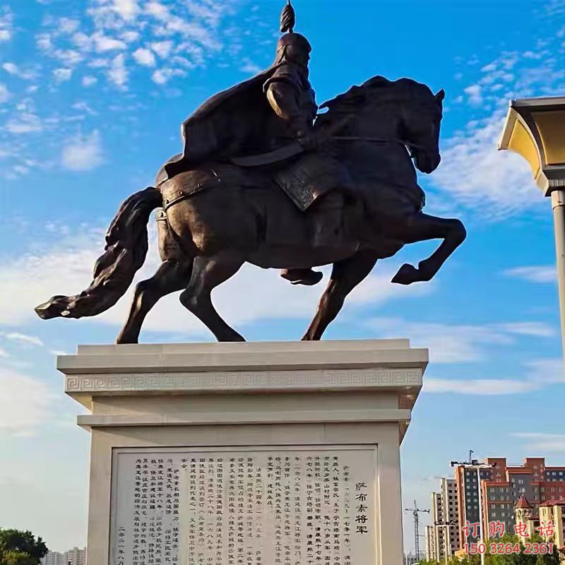 仿古岳飞铜雕厂家 彩绘岳飞像铜雕 仿古岳飞铜雕厂家 彩绘岳飞像铜雕