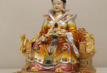 佛教九天玄女神像厂家 佛教九天神像铜雕