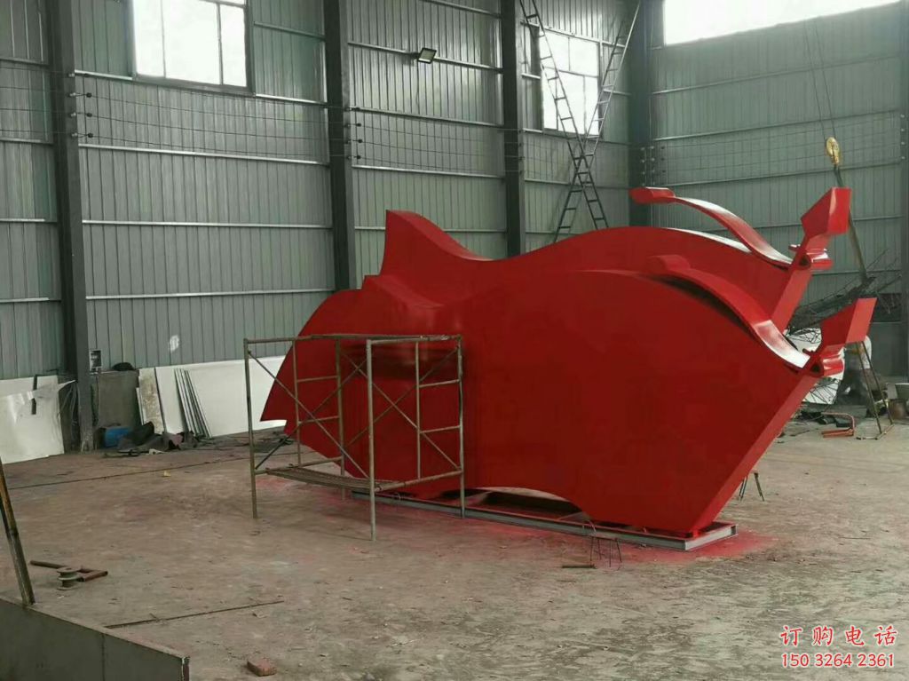 青铜党建铜雕制作厂家 公园红旗铜雕制作厂