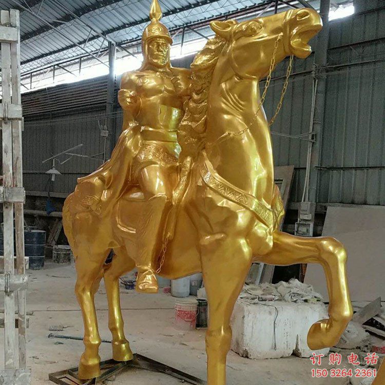 预定公园武士雕塑 酒店门口雕塑 彩绘摆件 预定公园武士雕塑 酒店门口雕塑 彩绘摆件