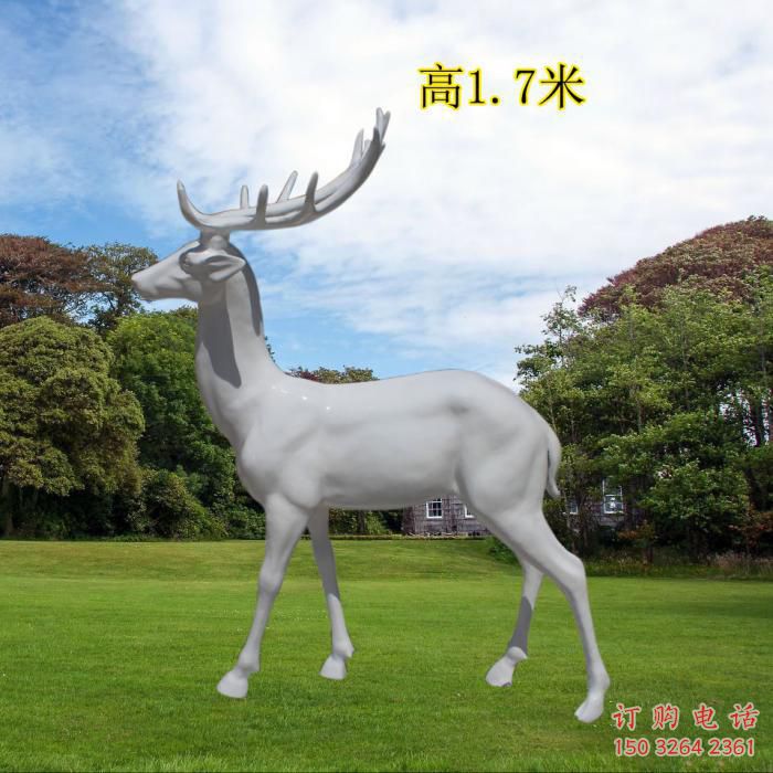 选用门口小鹿雕塑 售楼处仿真雕塑 彩绘小品 选用门口小鹿雕塑 售楼处仿真雕塑 彩绘小品