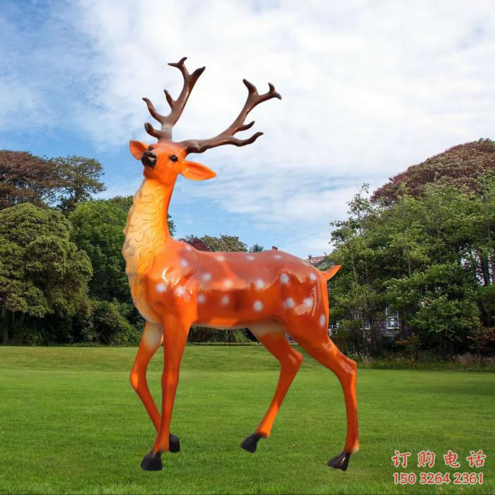 点击庭院小鹿雕塑 城市古铜色雕塑 动物小品 点击庭院小鹿雕塑 城市古铜色雕塑 动物小品