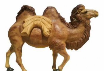 选用公园骆驼雕塑厂家 酒店门口雕塑 彩绘摆件