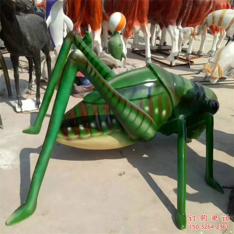 制造商业街蝈蝈雕塑厂家 售楼处雕塑 动物摆件 制造商业街蝈蝈雕塑厂家 售楼处雕塑 动物摆件