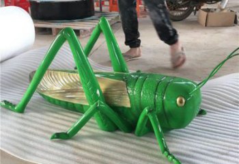仿古蝈蝈雕塑供应商 庭院彩绘雕塑 田间小品