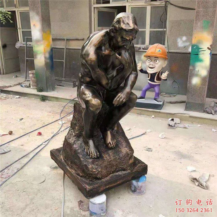 海南风景区思考者雕塑 售楼处广场雕塑 仿古摆件 海南风景区思考者雕塑 售楼处广场雕塑 仿古摆件