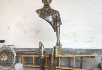 江西城市旅行者雕塑 风景区彩绘雕塑 抽象摆件