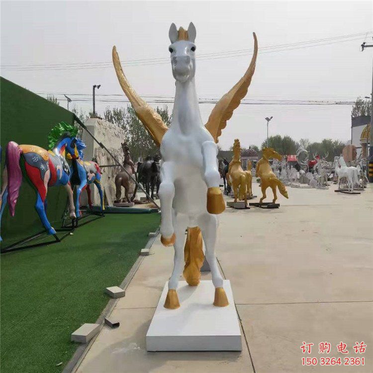浙江公园天马雕塑,广场园林主题,仿古工艺 浙江公园天马雕塑,广场园林主题,仿古工艺