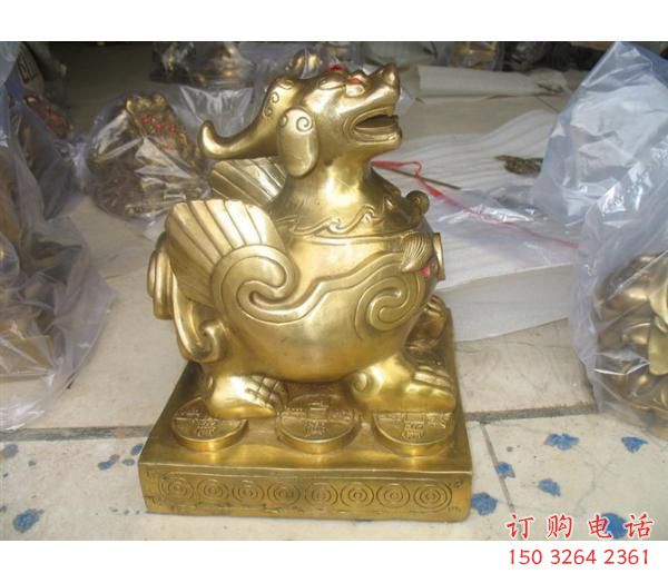 南昌操场貔貅雕塑，镂空海洋雕塑，喷砂制造