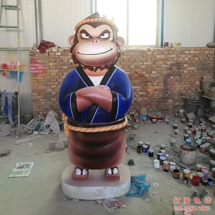 大型小猴雕塑 步行街宣传雕塑 仿真摆件