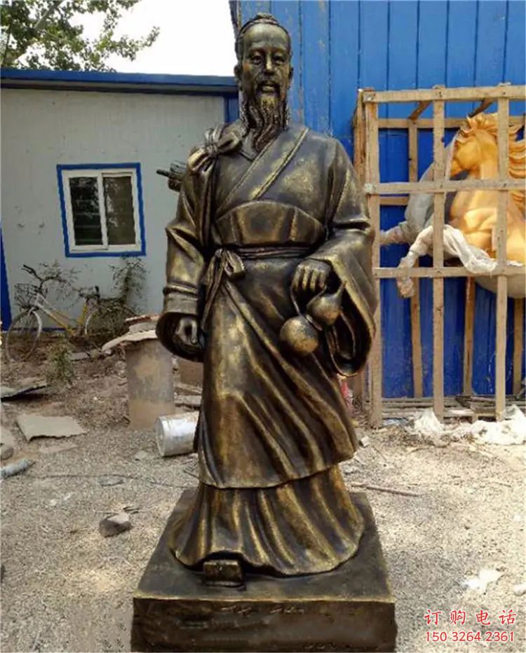 步行街华佗雕塑制作厂家 游乐场名医雕塑 铸造药王雕塑 步行街华佗雕塑制作厂家 游乐场名医雕塑 铸造药王雕塑