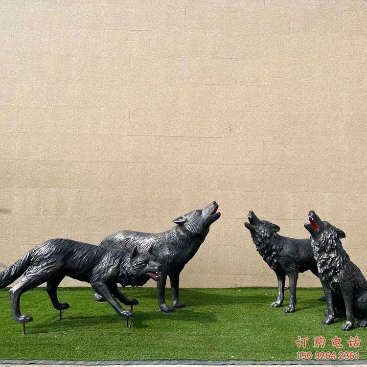 铜狼雕塑厂家,铜雕动物狼,仿真工艺制作 (4) 铜狼雕塑厂家,铜雕动物狼,仿真工艺制作 (4)