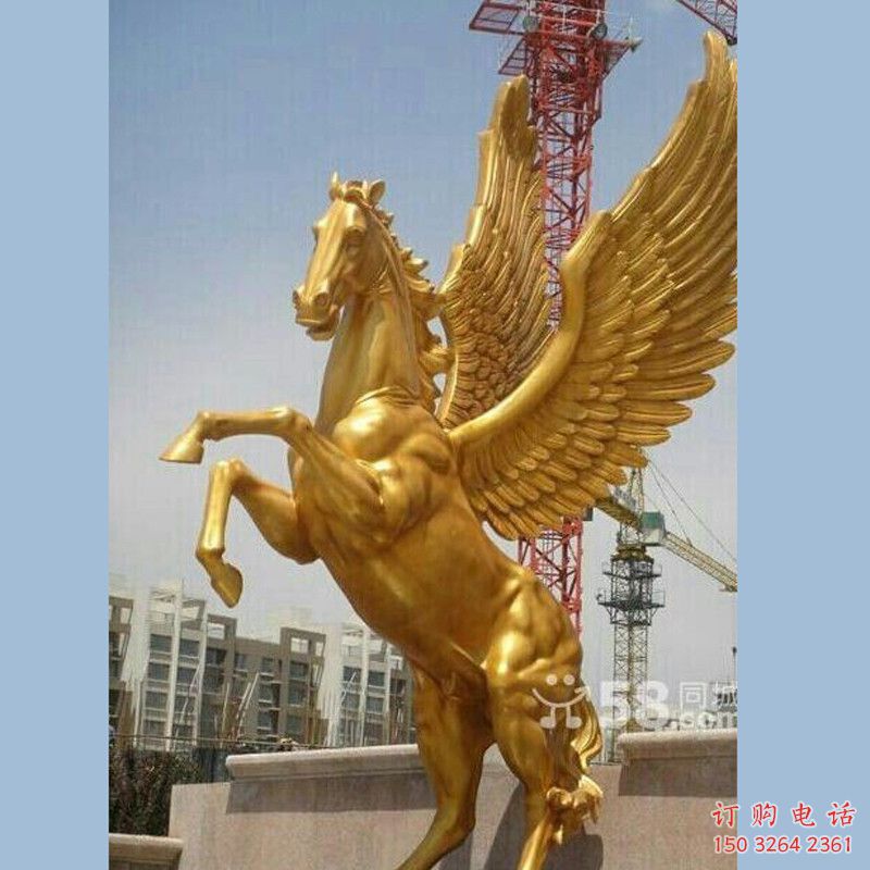 田间马踏飞燕雕塑效果图 彩绘仿真雕塑 园林摆件 田间马踏飞燕雕塑效果图 彩绘仿真雕塑 园林摆件