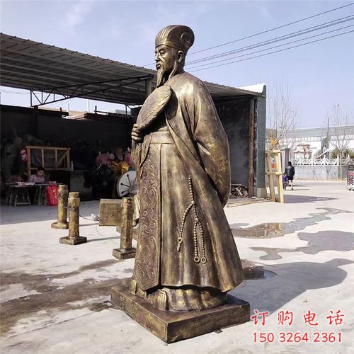 仿铜诸葛亮雕塑