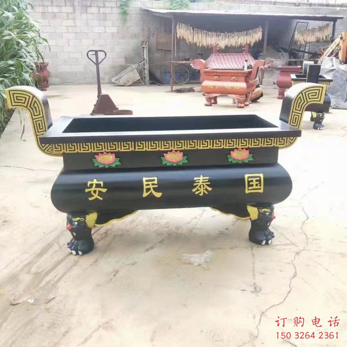 刻字寺庙焚经炉雕塑 刻字寺庙焚经炉雕塑