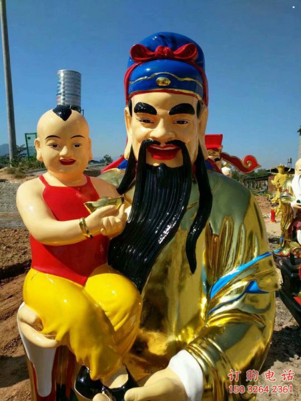 常用文财神像，佛堂摆放，家用文财神像厂