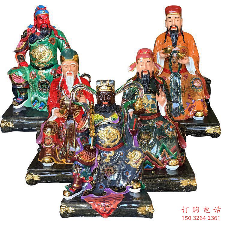 提供五路财神像，现代工艺，家用五路财神像厂