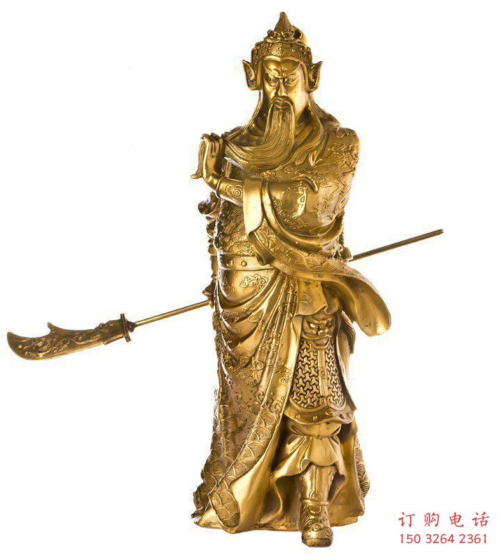 大刀关羽武财神像，武财神像制作厂家