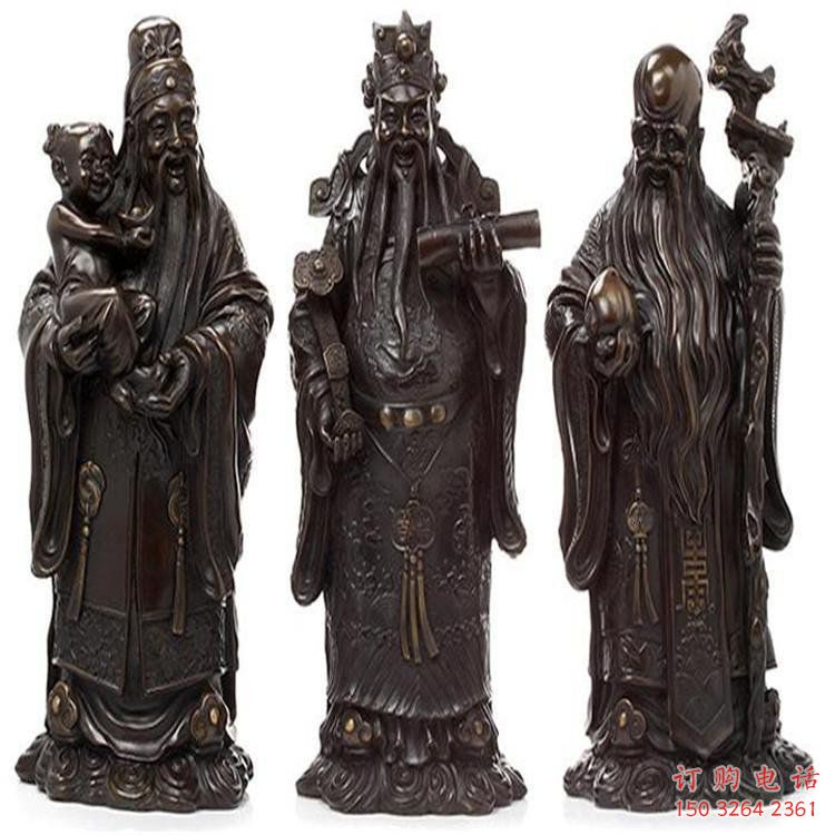 寺庙福禄寿神像生产，家用神像，大型福禄寿神像加工