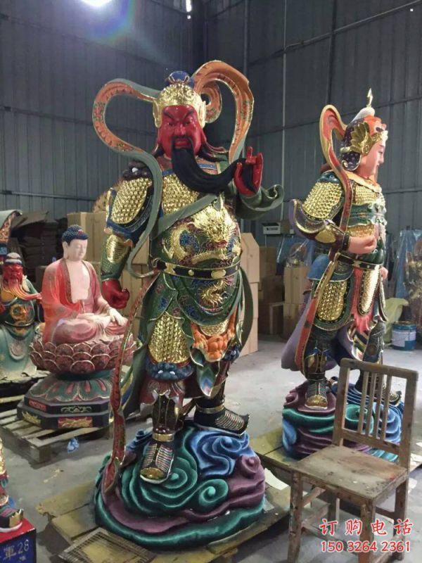 彩绘关公神像厂,玻璃钢材质,寺庙关公神像厂家 彩绘关公神像厂,玻璃钢材质,寺庙关公神像厂家